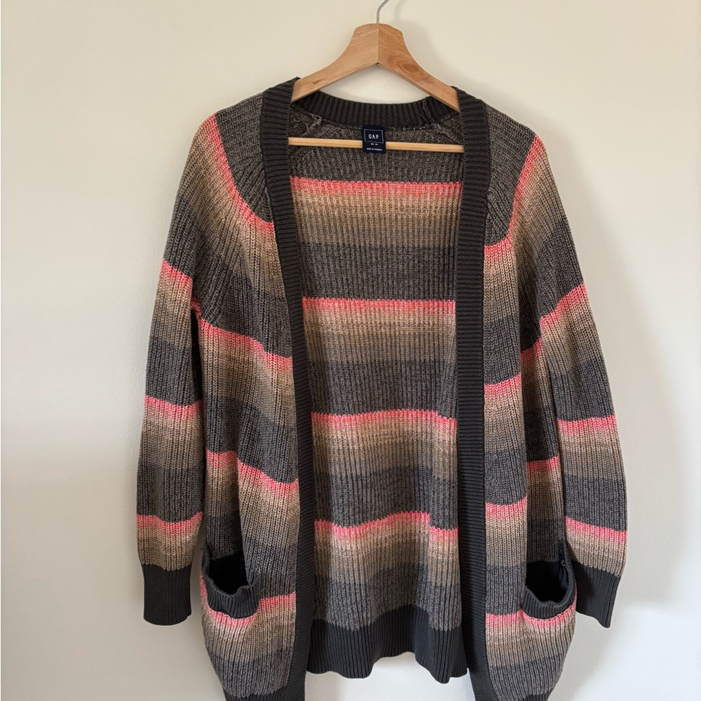 Women's Striped Cardigan Sweater